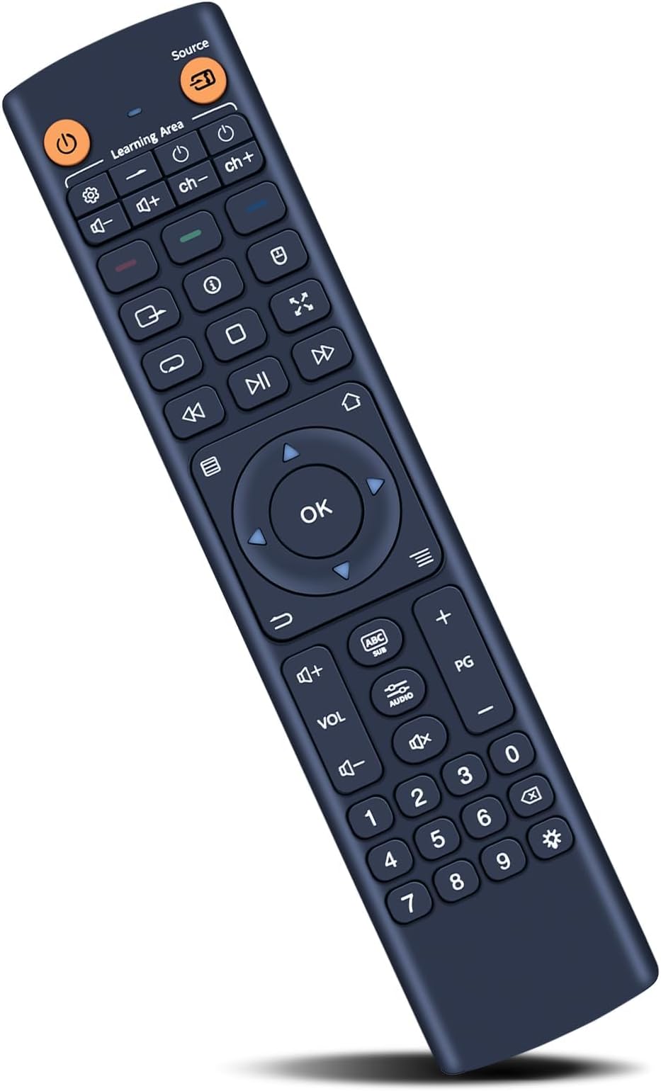 ZWP V11 Replacement Remote Control for Zidoo Android TV Set Top Box H6 Pro, X9S, Z9S, Z9X, Z9X Pro, X10, X20, X20 Pro, Z10, Z10 Pro, Z20 Pro, Z1000, Z1000 Pro, UHD 2000, UHD 3000, Neo S, Neo A, Neo X