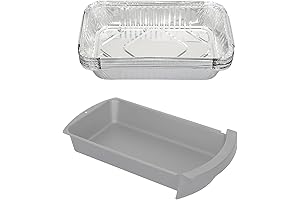 10 Pack Aluminum Big Easy Drip Pan Liners for Char-broil Big Easy Grill