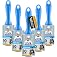 MR.SIGA Extra Sticky Pet Hair Lint Roller, Blue, Pack of 5 | MR.SIGA Picks Dust And Pet Hair With Lightness, Easy To PULL She