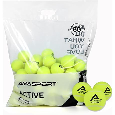 LITIAN pressureless tennis balls for beginners