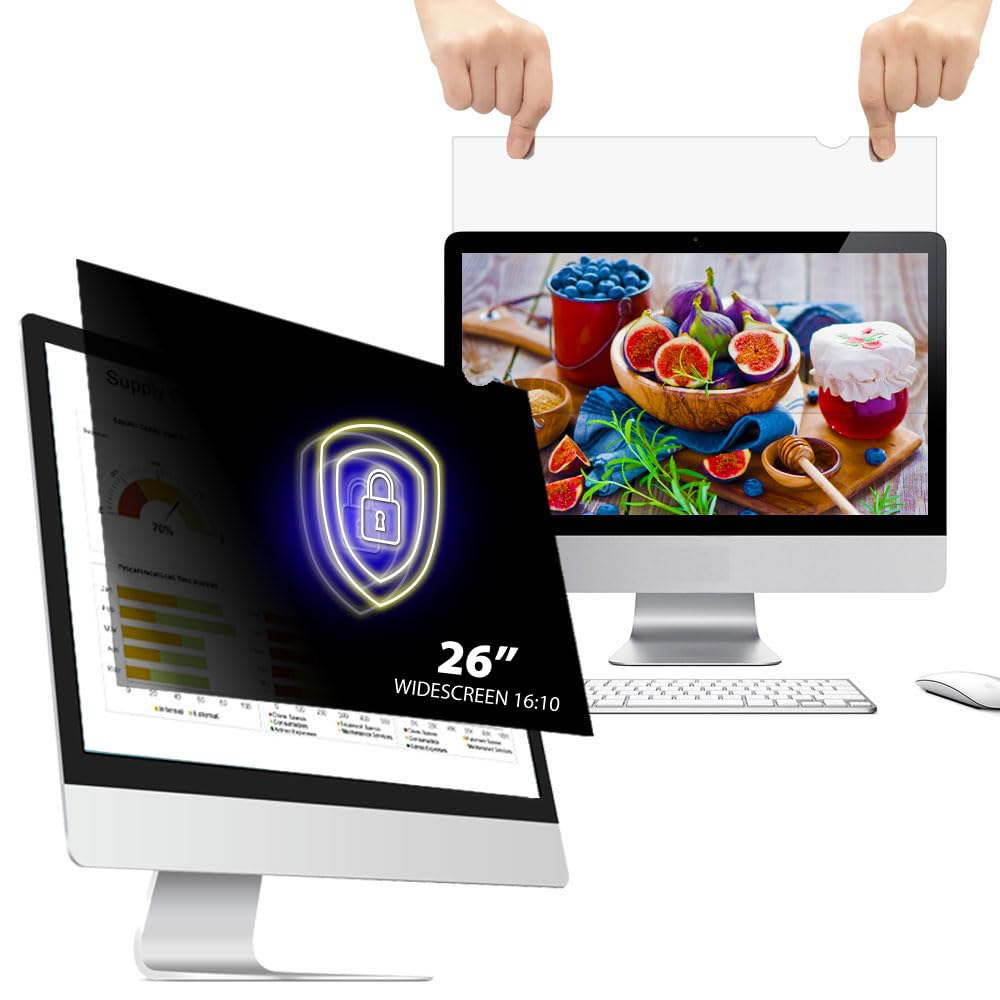 26 Inch Computer Privacy Screen Filter for Widescreen Monitor