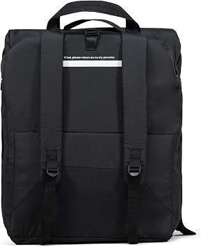Joolz AER2 Stroller Travel Bag Lightweight Transport Backpack Aer Generations & Bassinet Oversized Roll-Top Closure, Scratch & Dirt Protection, Hands-Free Travel Gear Black