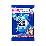 Surf Excel Easy Wash Detergent Powder7 kg | Superfine Washing Powder | Dissolves Easily & Removes Tough Stains | Suitable for all Washing Machines (Pack of 1)