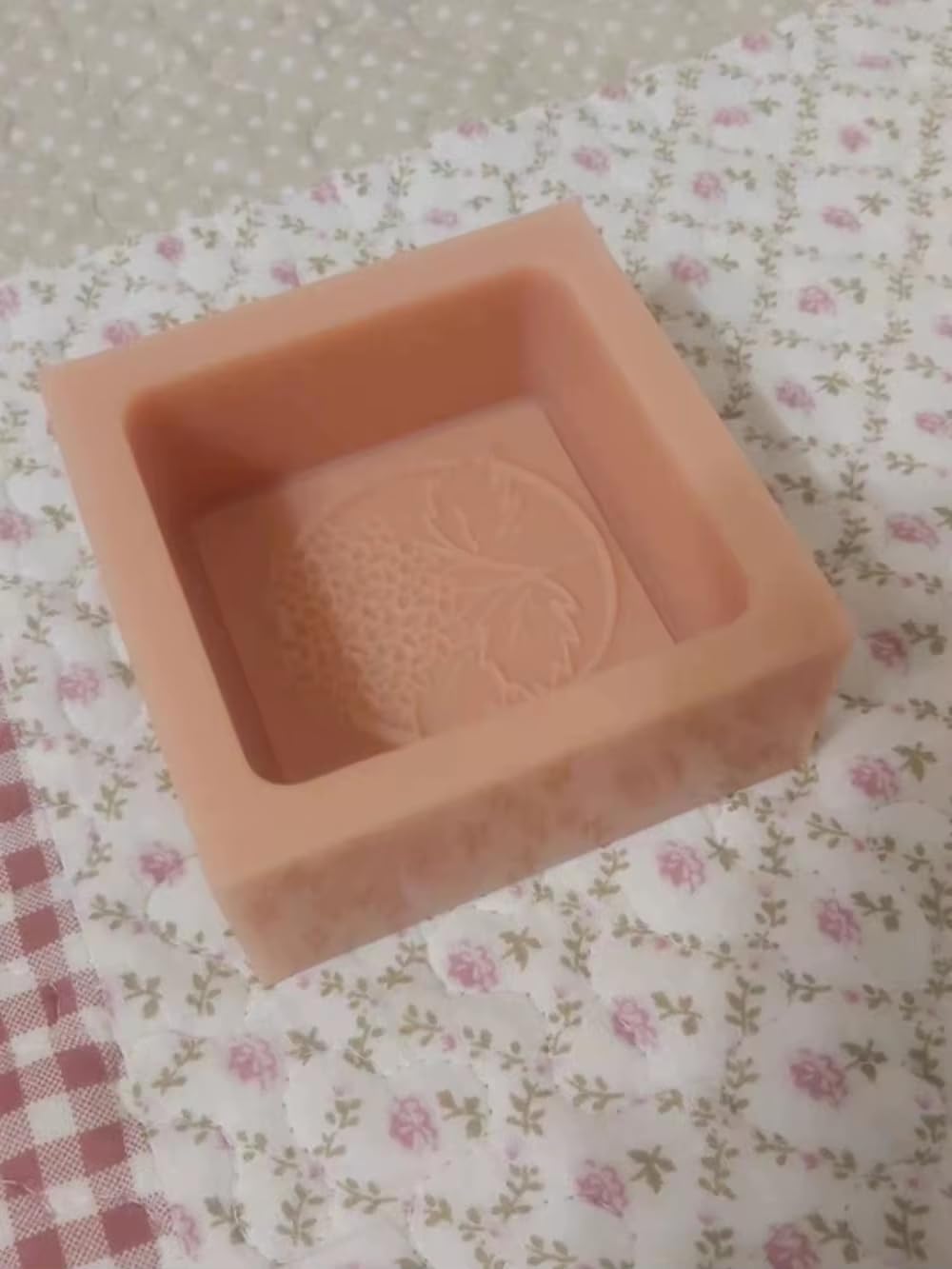 Stampo in silicone per sapone, stampo quadrato per sapone, candele, gesso, resina, stampo flessibile antiaderente.