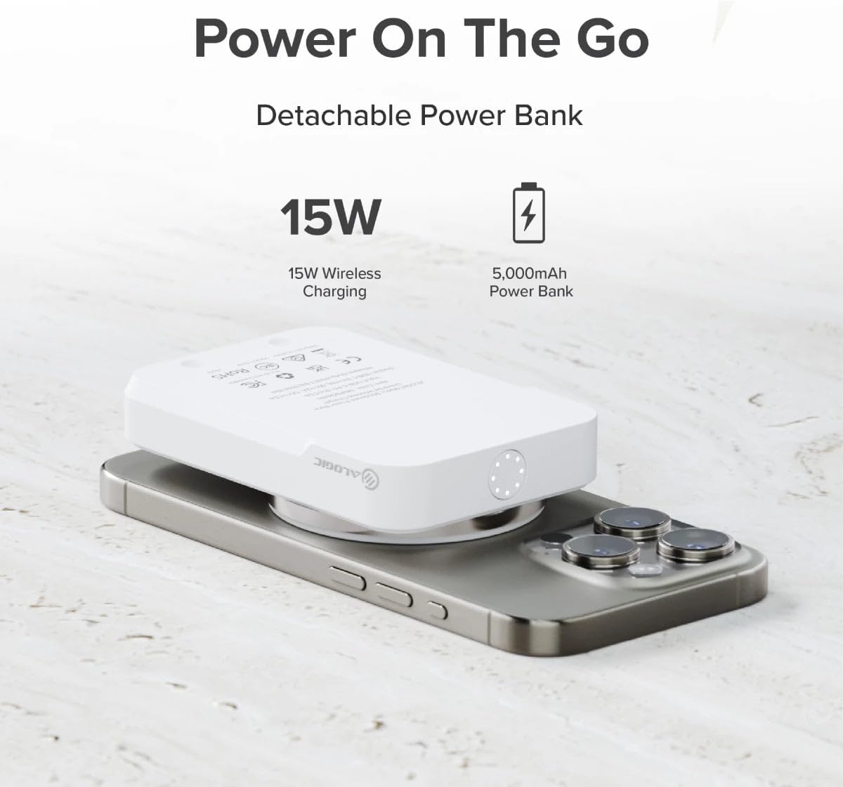 Components included with the Alogic Matrix Ultimate 3-in-1 Wireless Charger