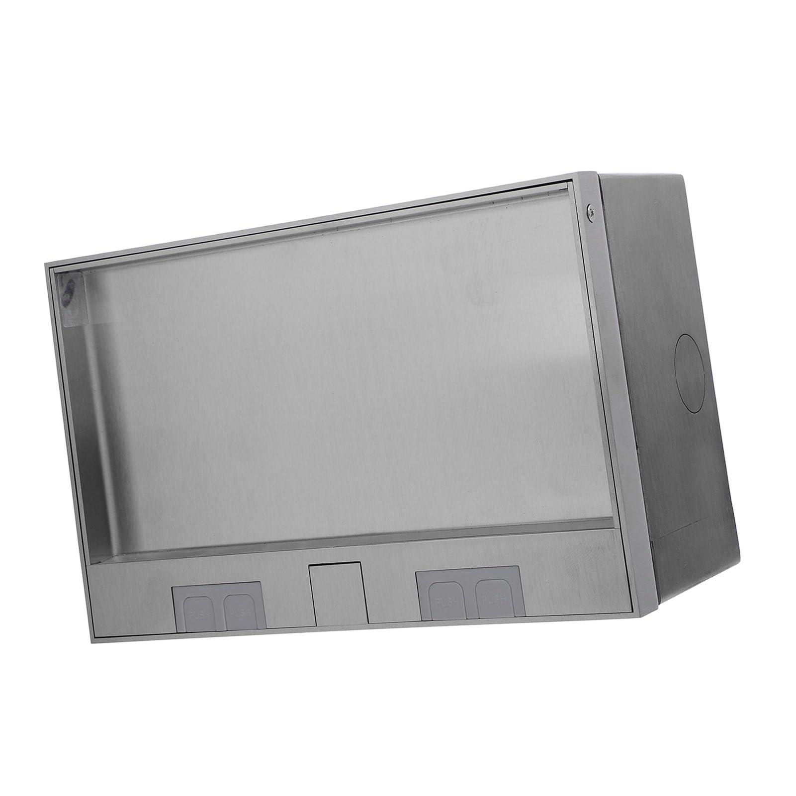 Bewinner Scatola di Derivazione da Incasso A Pavimento, 16 A 4000 W con 2 Prese CA e 2 Porte USB, Presa Incorporata in Stile Marmo per Ufficio, Scuola e Uso Commerciale