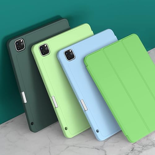 Miniatura 8 de ZryXal Funda para iPad Pro de 11 pulgadas 2022 (4 generación)2021 (3 generación)2020 (2 generación) con soporte para lápices, funda inteligente para