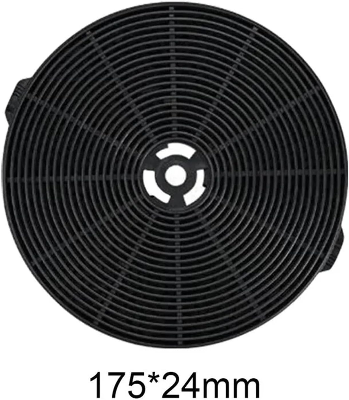 Compatible for Round Activated Carbon Filters Kitchen Range Hood Accessories Parts 2PCS