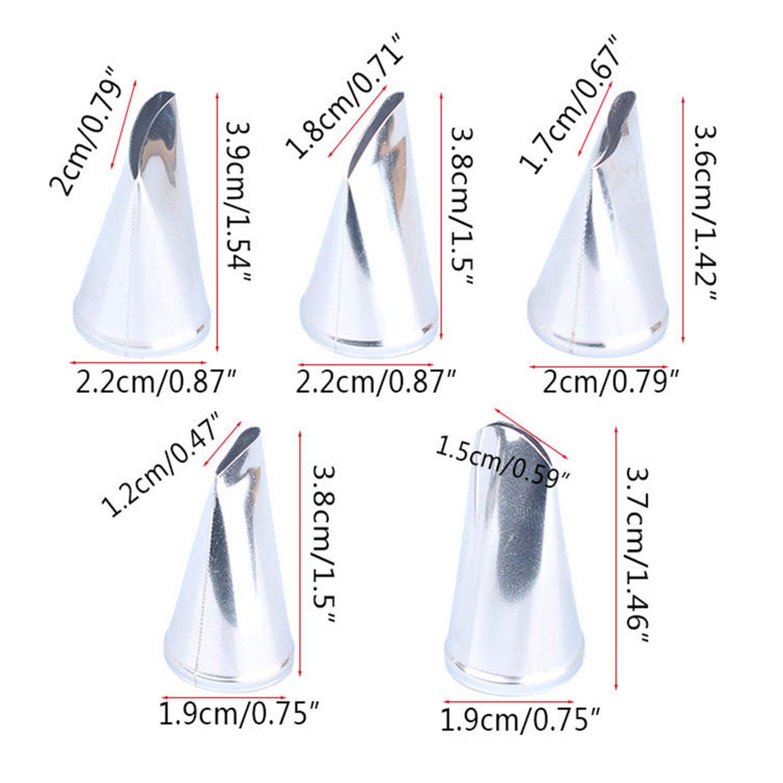 Beccucci Sac A Poche Grandi Set Beccucci Per Pasticceria De Buyer - 35 Pezzi In Acciaio Inox + 2 Adattatori, Per Sac A Poche, Decorazione Dolci E Torte Set Beccucci De Buyer