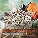 Kangaroo Halloween Skeleton Decor Bones 30 Pieces Bulk - Large Bag of Plastic Bones for Outdoor Yard Decoration - Scary Graveyard Fake Skulls and Bones