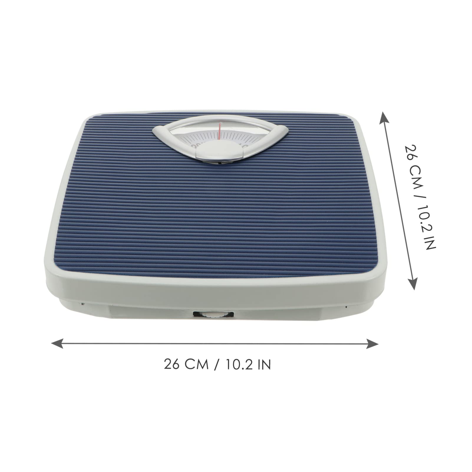 INOOMP Mechanical Body Scale Easy-Read Dial Non- Design for Accurate Weight Measurement Bathroom Compact and Space-Saving Home Scale