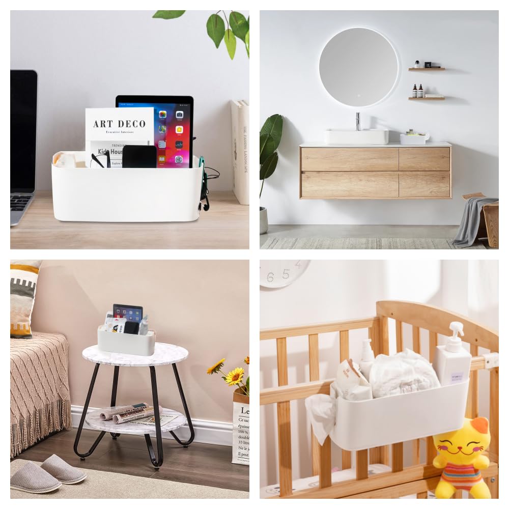 Organizer Bagno Portaoggetti Portaoggetti Da Appendere Organizer Da Porta FEILANDUO Con 3 Cestini - Per Cameretta E Giocattoli Porta Peluche Porta Pannolini