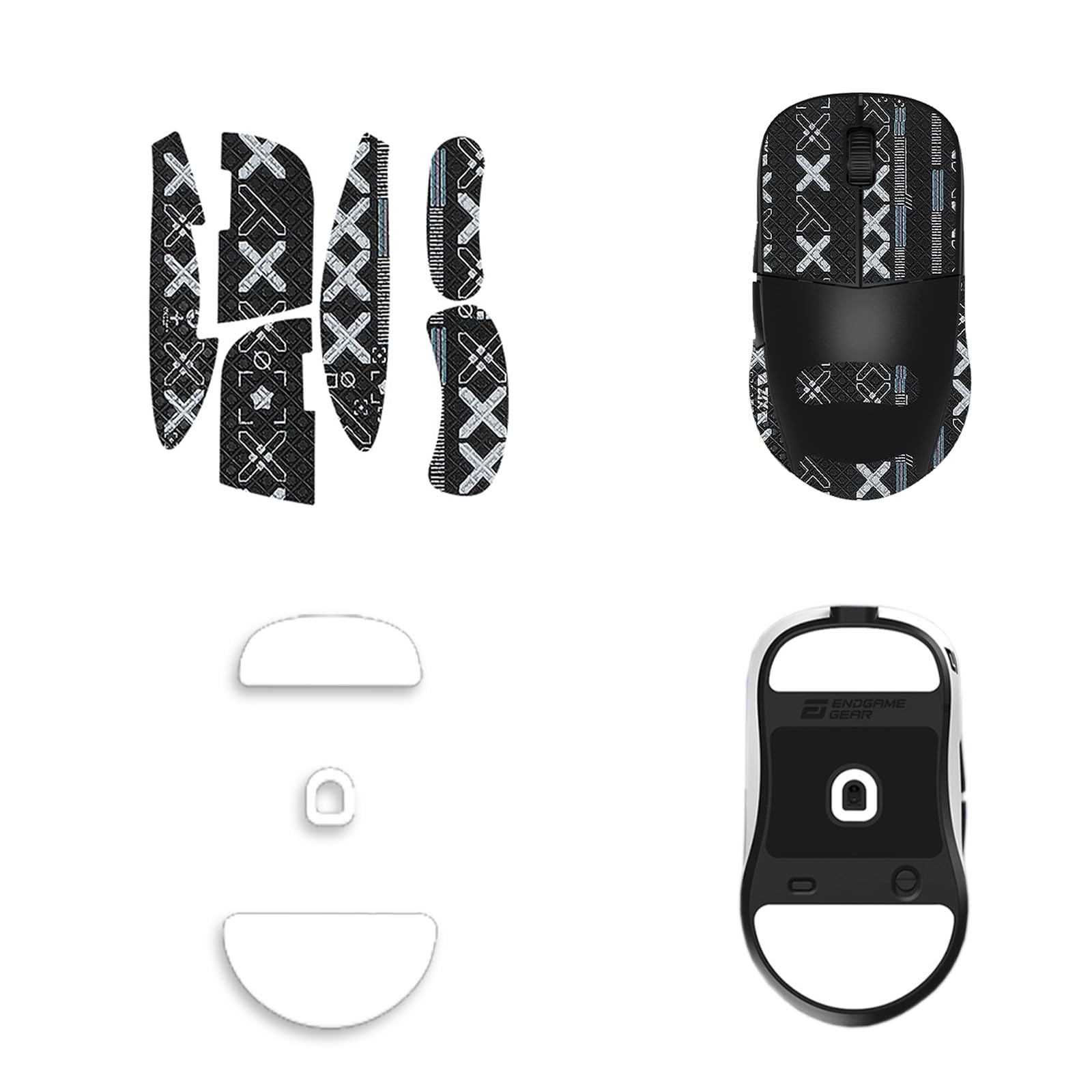 Amazon.com: NOUKAJU Mouse Grip Tape Full Coverage for Endgame Gear
