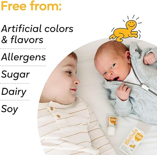 Vista 10 de BioGaia Gotas probióticas para bebés inmunes activas + vitamina D para bebés y niños pequeños de 0 a 36 meses Apoya la salud digestiva e