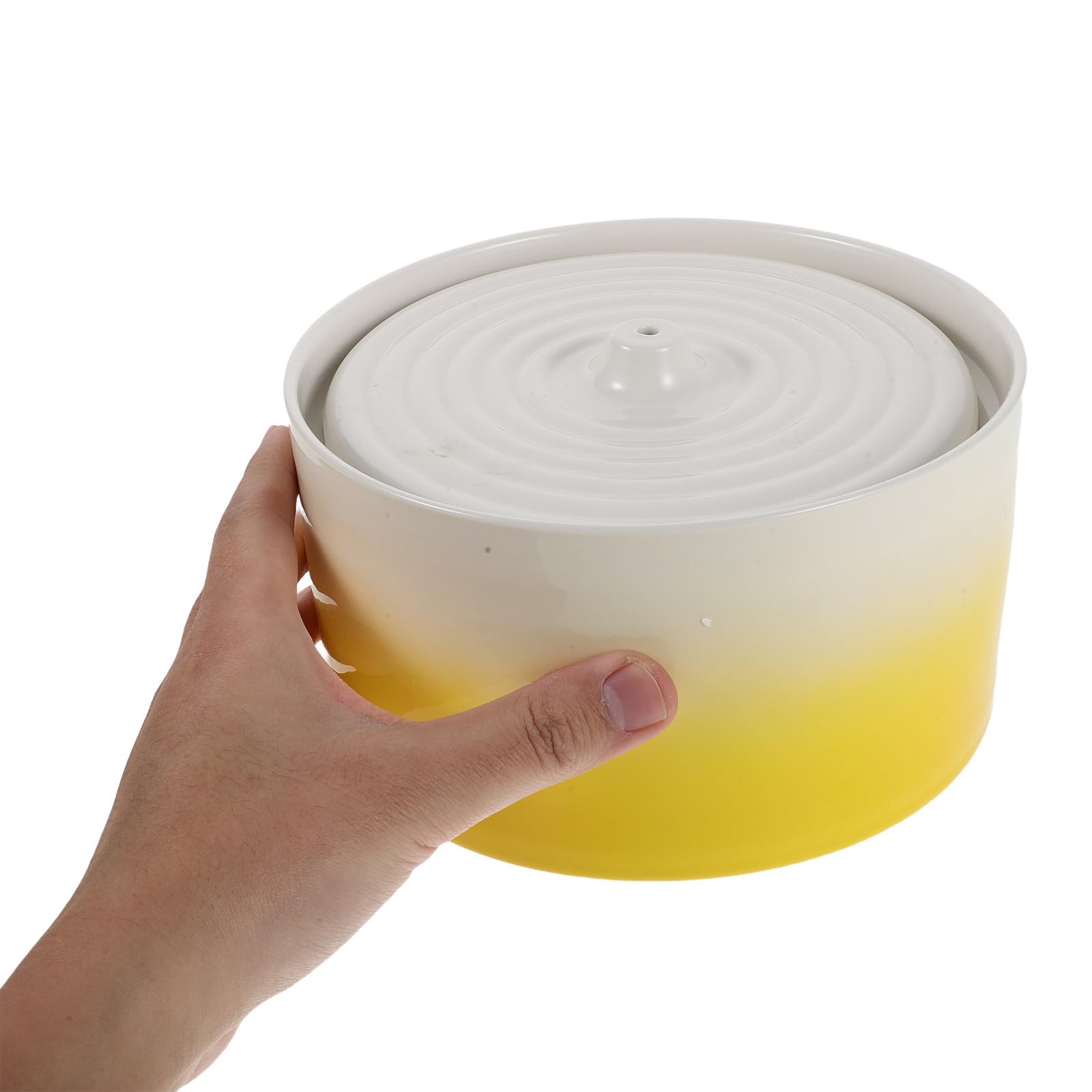 Fuente de Agua de Cerámica para Gatos de 1300ml Sistema de Calefacción Seguro y Fácil de Limpiar para Hogares Varios Gatos en Meses Fríos