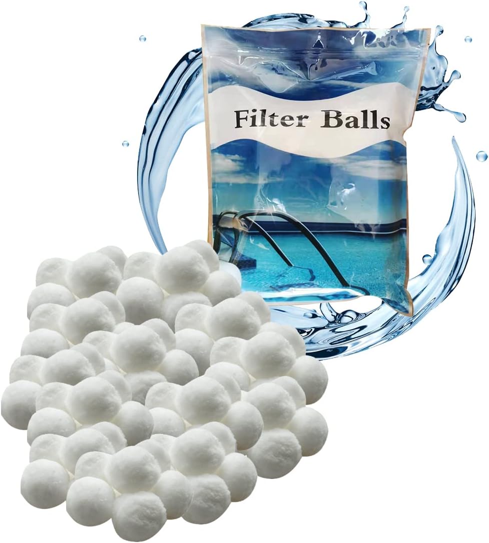 testyu Filterbälle für Pool 800g, Filterballs für Sandfilteranlagen