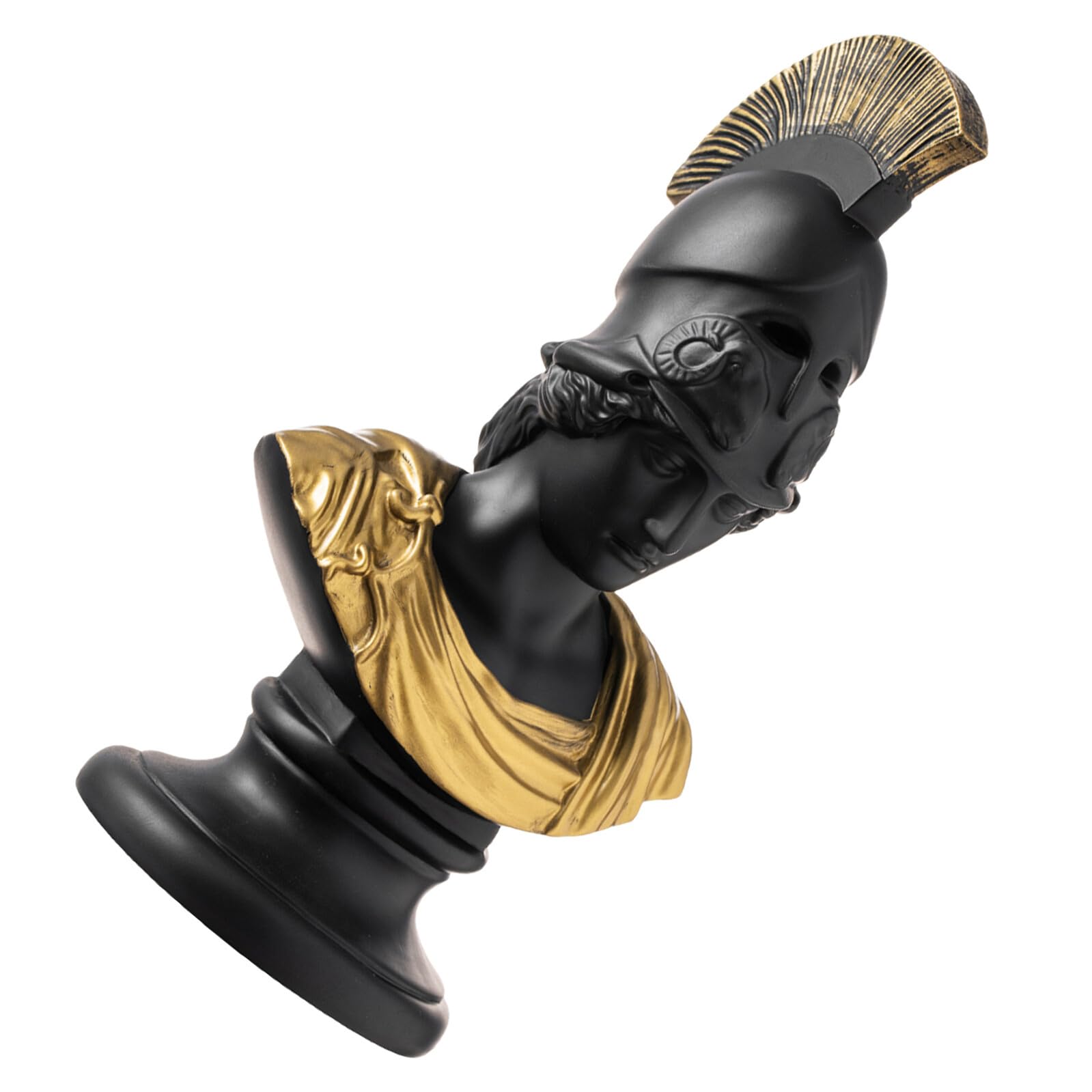 Alipis Pot à Crayons Résine Sculptée de Guerrier Organisateur de Bureau et Accessoire de Rangement pour Stylos et Pinceaux de Maquillage