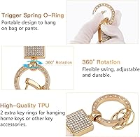 Vista 5 de 1797 Funda para llavero compatible con BMW Bling Keychain X3 X5 X1 X2 X4 X6 2 3 4 5 7 Series M3 M4 M5 M8 Z4 Accesorios Funda para Control Remoto