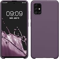 Vista 262 de kwmobile Funda compatible con Samsung Galaxy A52 / A52 5G / A52s 5G - Funda de Teléfono de Silicona TPU con Acabado Suave - Arrecife Azul