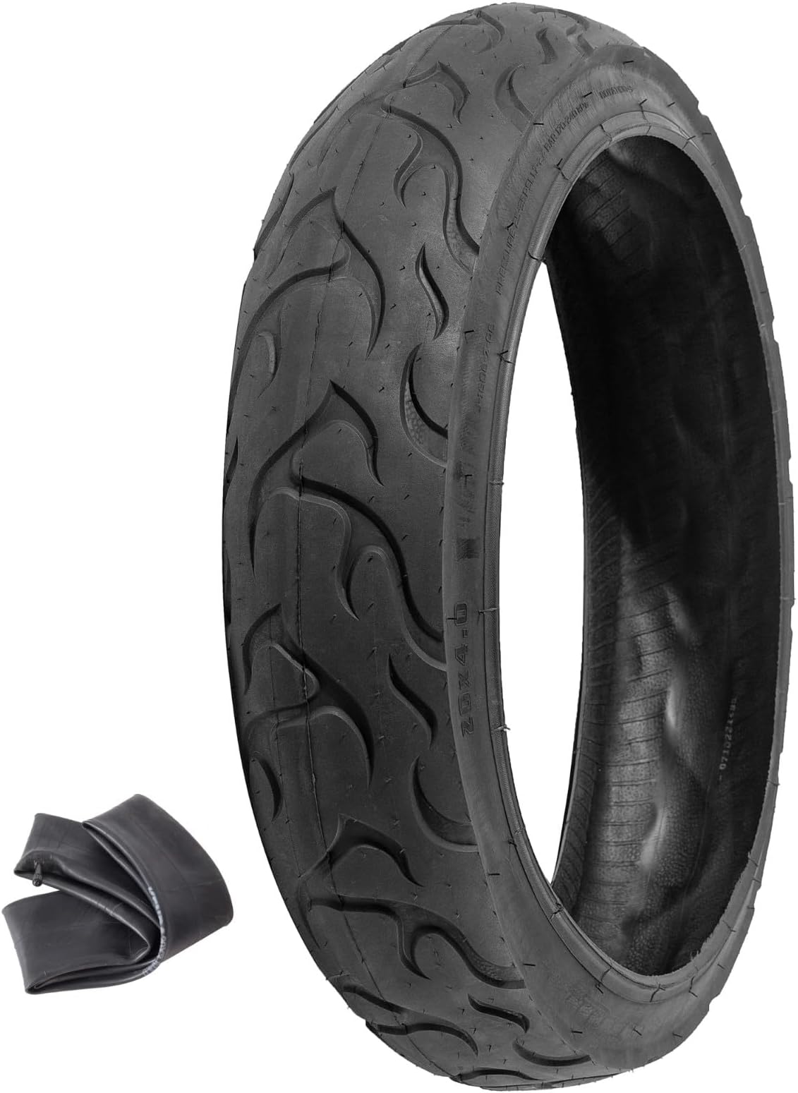 XianLa 20" Fat Tire, 20X4.0 Inch (98-559) Fat Bike Tire with Inner Tube, Replacement Electric Bicycle Tires for Sand Snow and City Roads, Mountain Bike Accessory