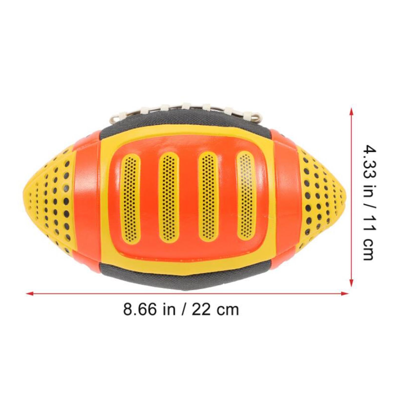 SM SunniMix American Football Official Size Football Rugby Training Ball Kids Ball for Boys Children Kids Birthday Gift Party Favor Balls, Yellow