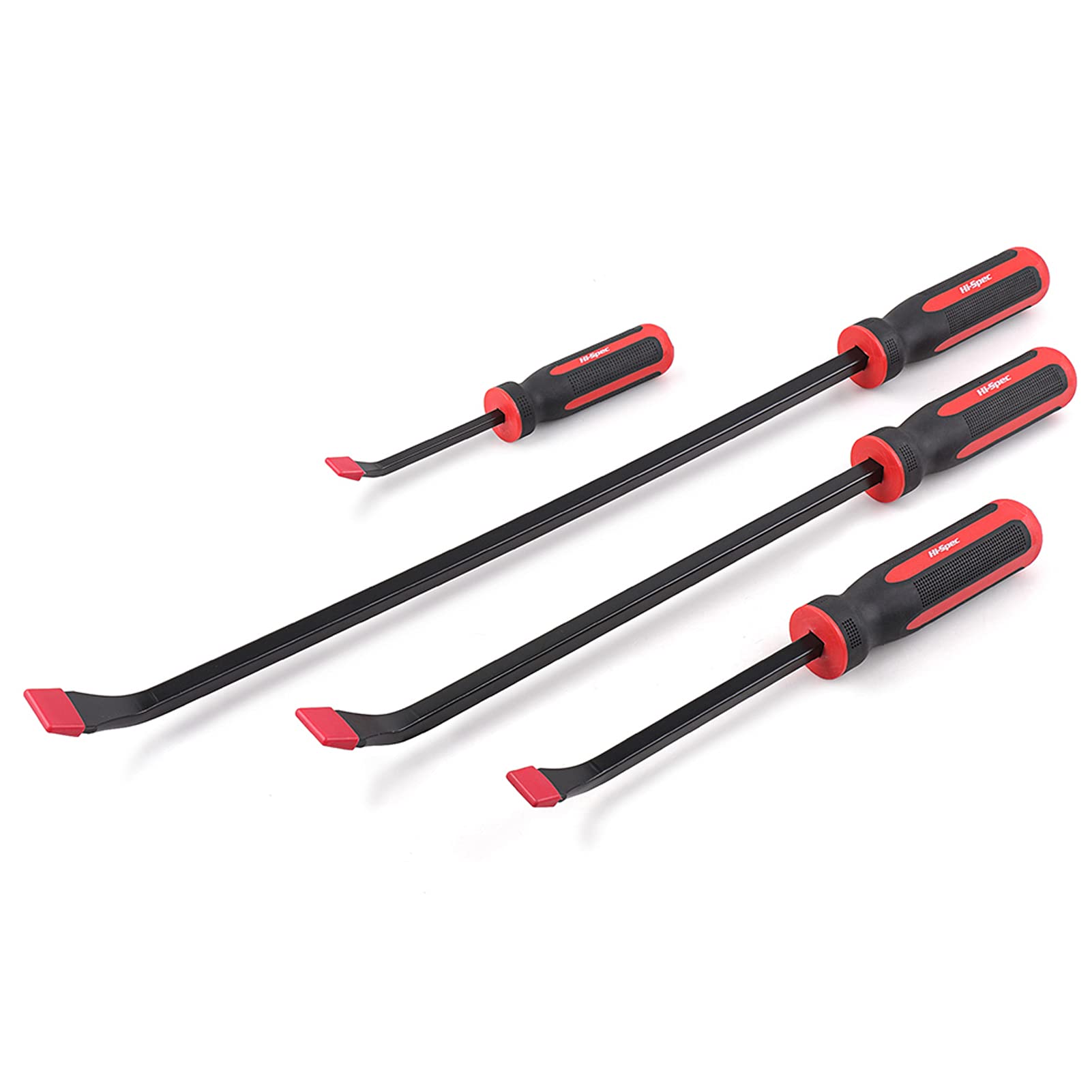 Piede di Porco 300mm, Piede di Porco Professionale, Palanchino, Leva con Impugnatura in Plastica, Teste Battenti in Metallo, per Pneumatici, Attrezzo a Leva per Auto, Moto, Biciclette (12 Pollici)