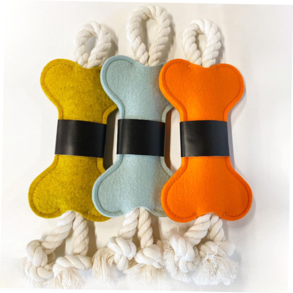 Housoutil 12pezzi Giocattoli Masticatori Per Cani Design Forma Di Osso Giocattoli Per Pet Dog Molar Supply Resistente e Interattivo Per Pulizia Dei Denti e Gioco