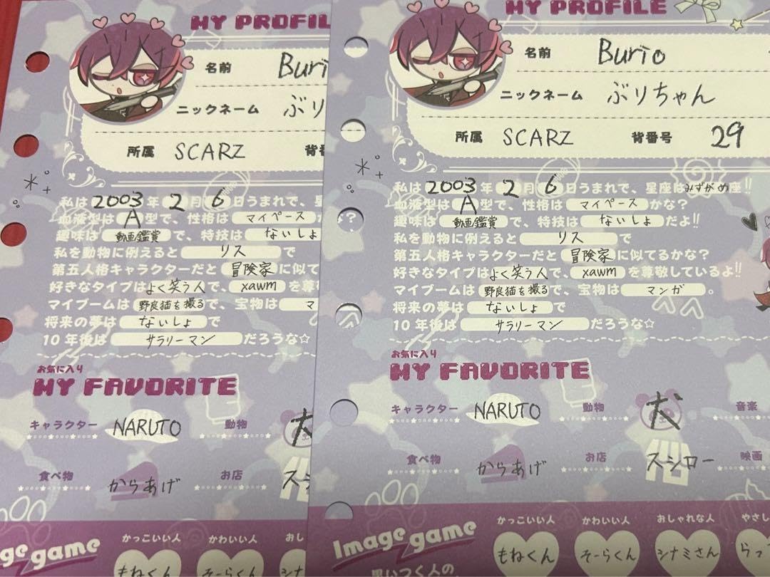 Amazon.co.jp: SCARZ プロフィール帳 チェキ プリクラ ZWTH : おもちゃ