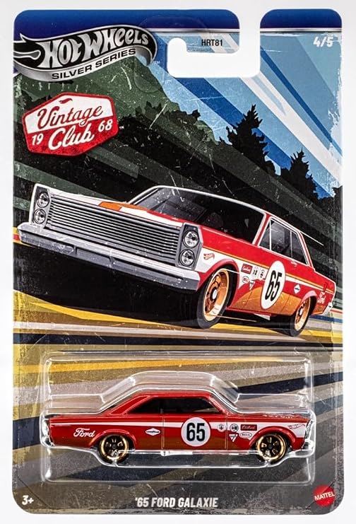 Hot Wheels VİNTAGE Arabalar Özel Seri 65 FORD GALAXIE JKY29 - HRT81