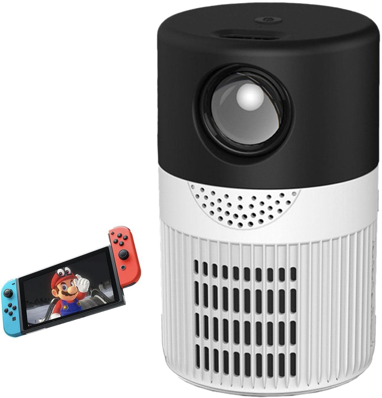 Pisamhid Smart Wifi Mini Projector,YT400 HD 1080P Video Projector with