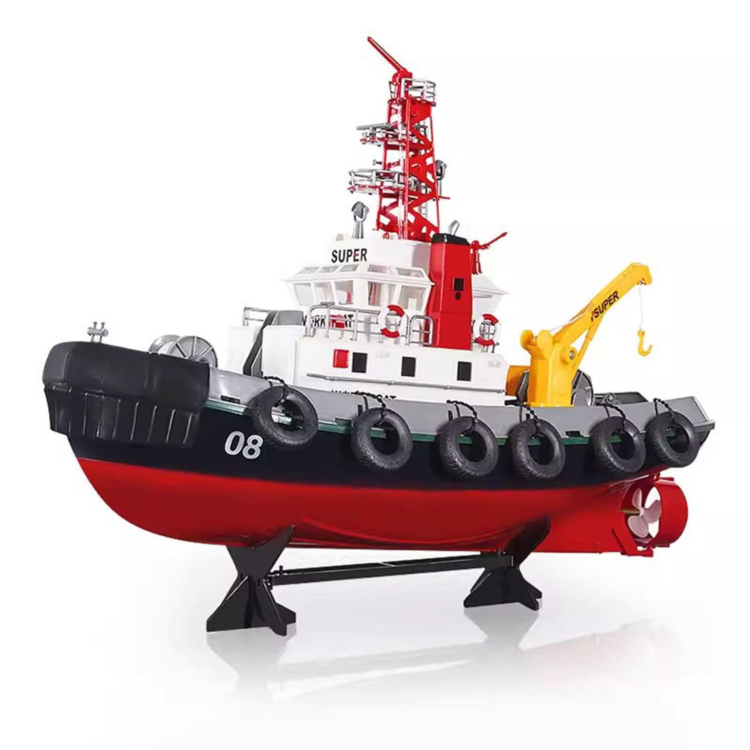 HEBXMF RC Hovercraft Boot - Ferngesteuertes Amphibienfahrzeug Für Land & Wasser, 2,4GHz