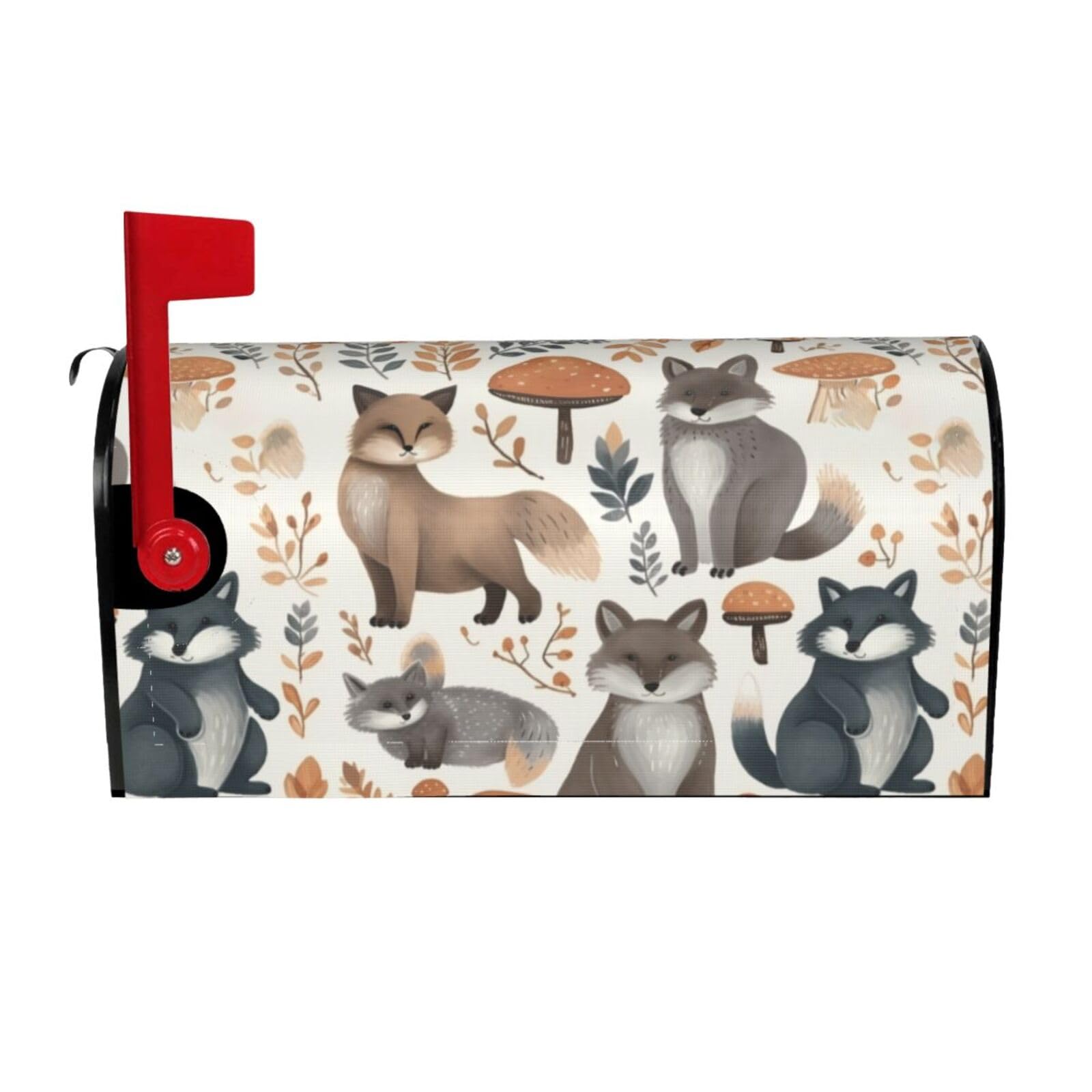 Housse de boîte aux lettres motif animaux haut de gamme pour aménagement de jardin chic