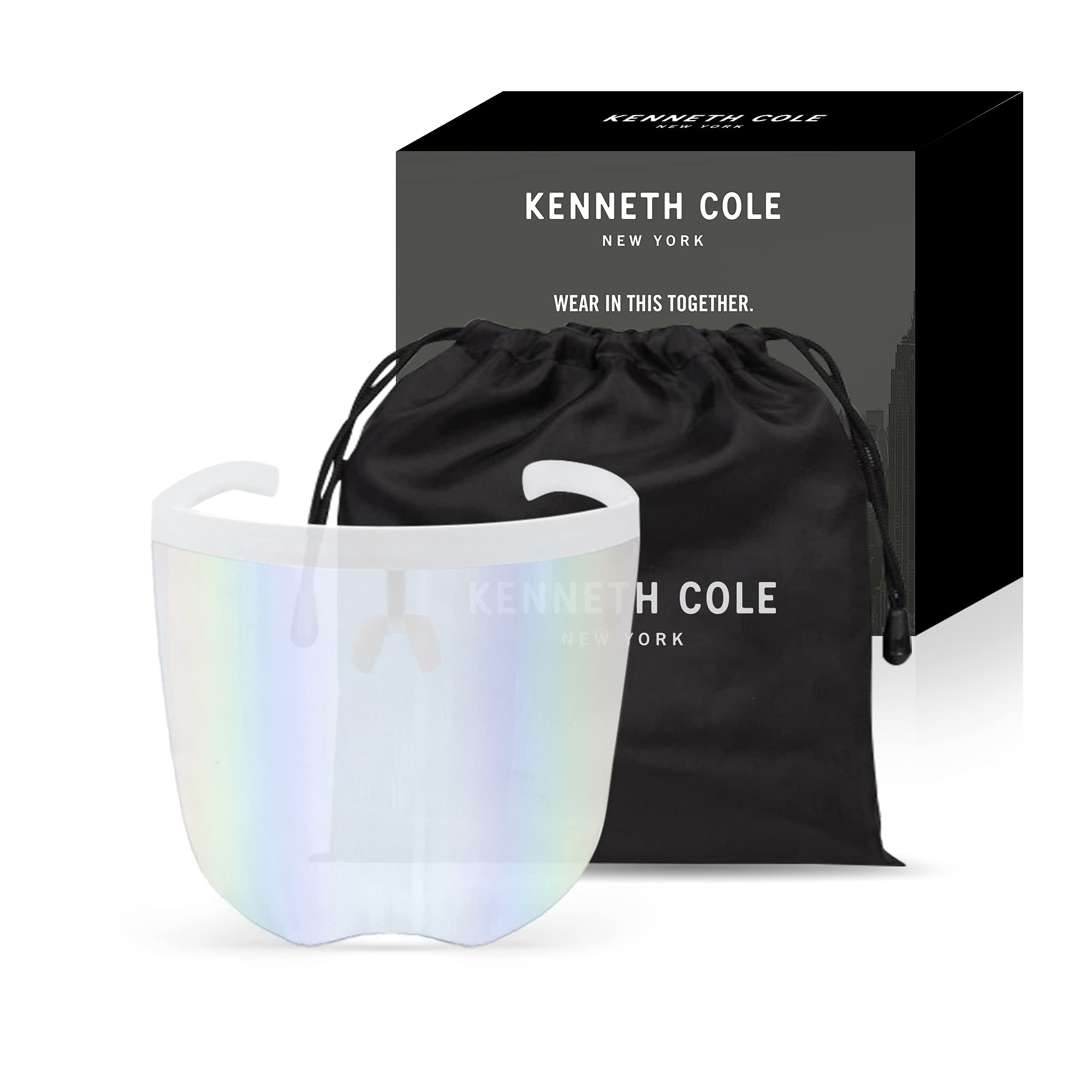 Kenneth Cole Goggle-Style Headband Face Shield with 180° Safety Coverage: Anti-Fog Glasses and Clear Face Visor Integrated in One Design - Unisex Fashion Protective Wear for Men & Women (B095RXCMDH) Amazon Price History, Amazon Price Tracker