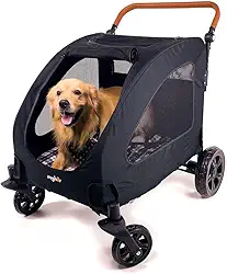 Carrinho de passeio para Pet, animal de estimação, cachorro, cão, gato de grande porte até 55 Kg