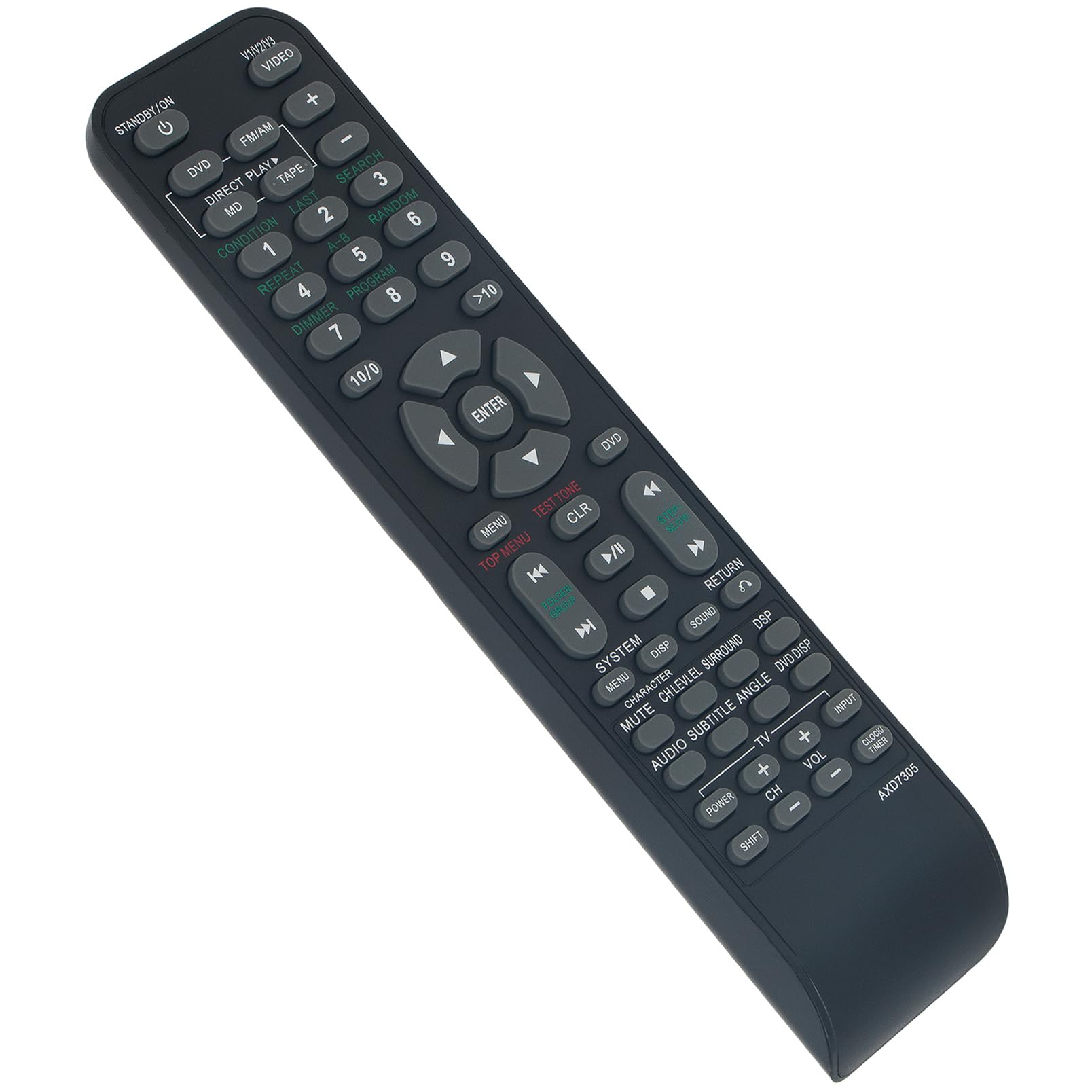 AXD7305 Replace Remote Control Compatible with Pioneer DVD/CD Tuner Powered Subwoofer Satellite Speaker HTZ-77DV S-DV77SW XV-DV77 S-DV77ST XV-DV88 S-DV88SW S-DV88ST XV-DV77ST XV-DV77SW XV-DV88ST