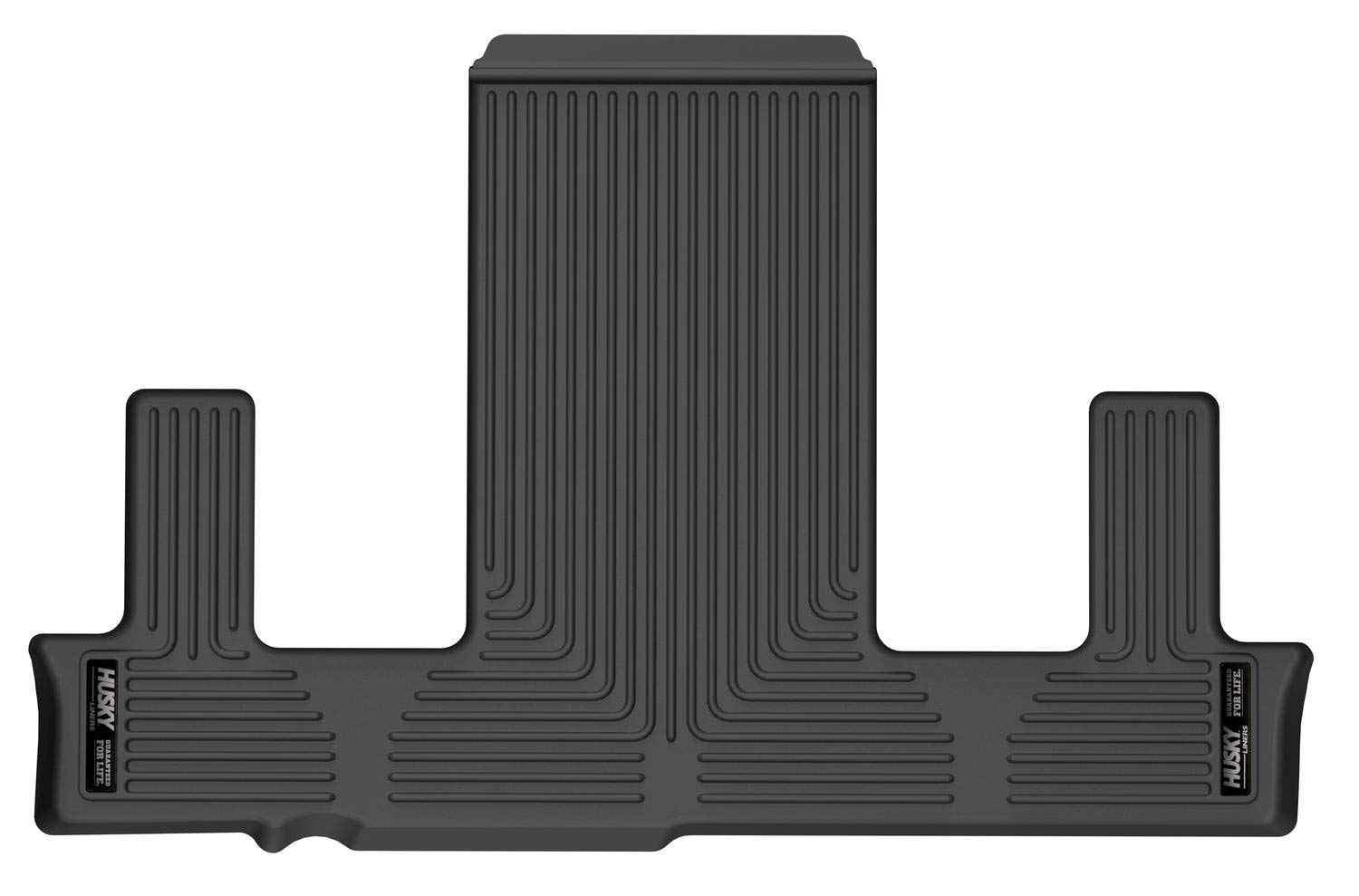 Husky Liners Weatherbeater Floor Mats | Fits 2021-2025 Cadillac Escalade, Chevrolet Tahoe, GMC Yukon (Models w/2nd Row Bucket Seats) | 3rd Row, 1-pc Black - 14231