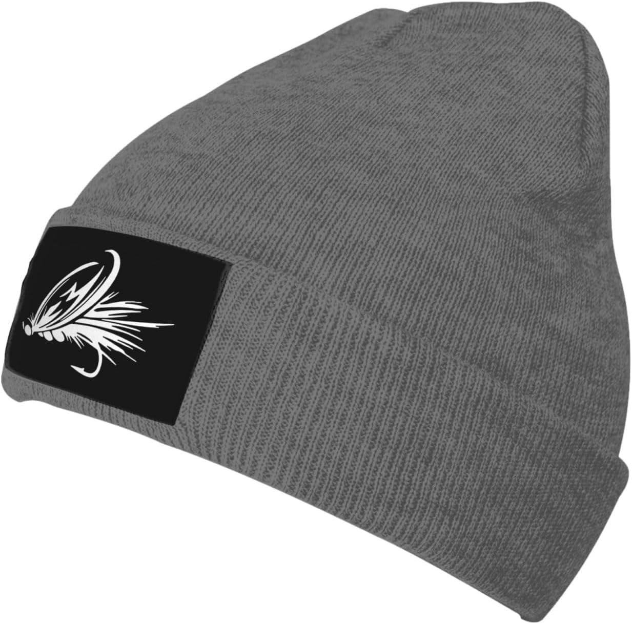 Fly Fishing Lure Beanie for Men Women Beanie Hats Warm Winter Knit Caps Soft Ski Hat