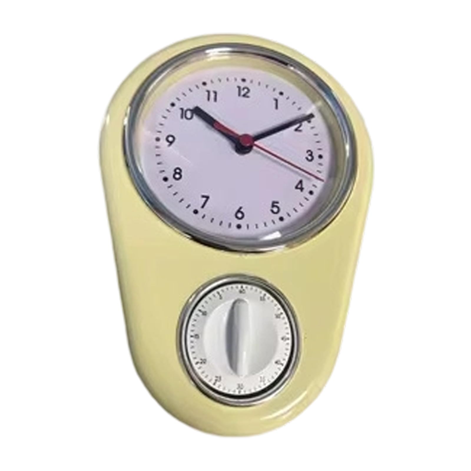 Avejjbaey 9Inch Kitchen Timer Wall Clock Multifunction Precises Quiet Operations Quartzs Clock 60 Minutes Visual Countdown Timer Wall