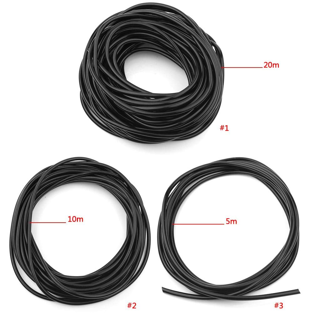 Tuyau D'Arrosage VIFERR 10m - PVC 8/11mm - Système Goutte à Goutte - Pour Jardin, Balcon, Lavage Auto