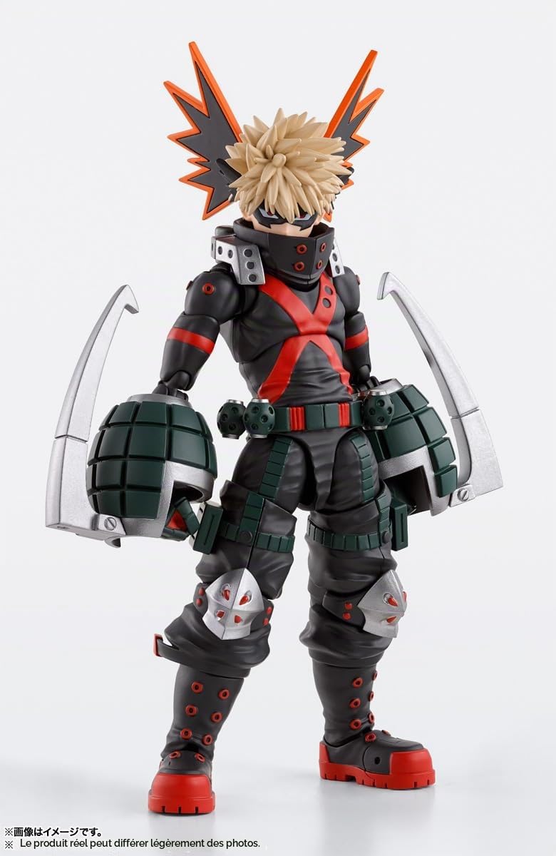 TAMASHII Nations - My Hero Academia - Katsuki Bakugou, Bandai Spirits S.H.Figuarts Figurine d'action