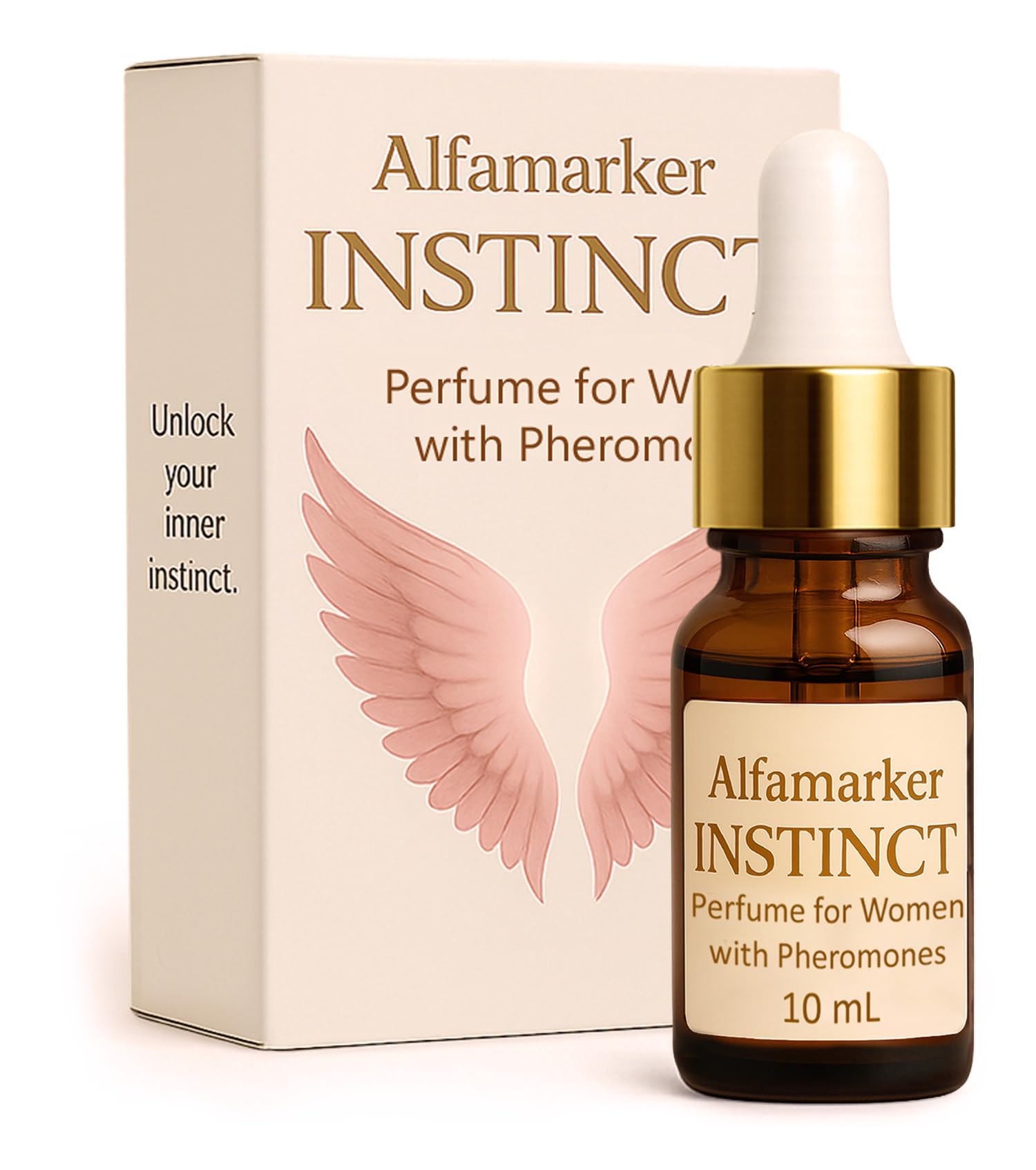 Pheromones Perfumes for Women Instinct 10ml. Ultra-Concentrated Pheromone Infused Long Lasting Fragrance for Her. Oil Travel Perfume Fresh Floral Fruity Scent.