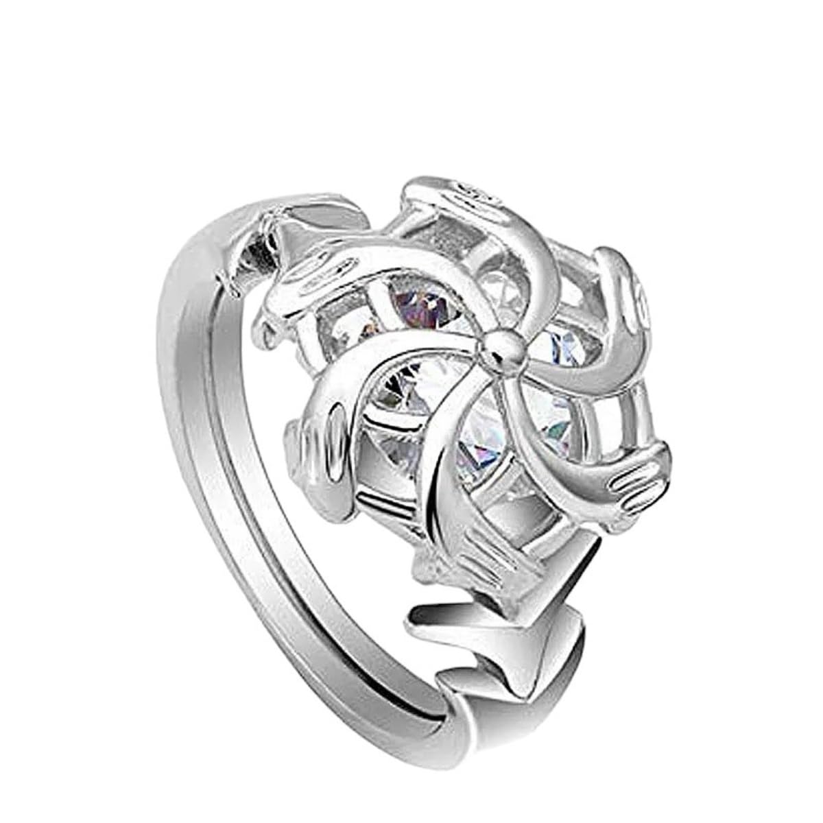 New 2025 925 Sterling Silver Nenya Galadriel Ring of Water Fashion Women Jewelry Fan Gift Fashion Accessories Creative Gift