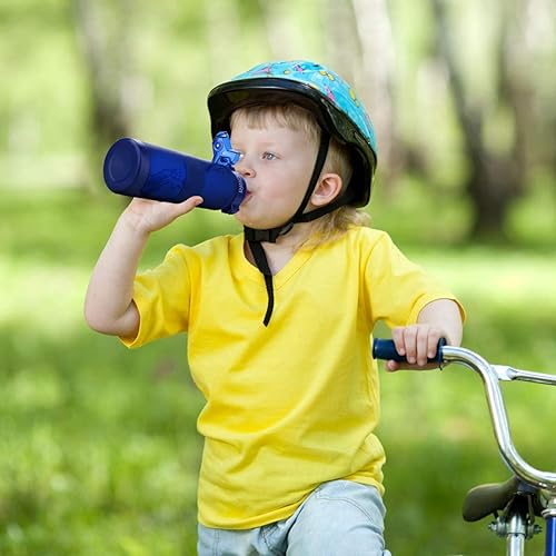 Miniatura 68 de Botella de agua deportiva Zorri, 13.5, 17, 23.6 onzas, sin BPA, a prueba de fugas, ligera, para exteriores, campamento, ciclismo, fitness, gimnasio