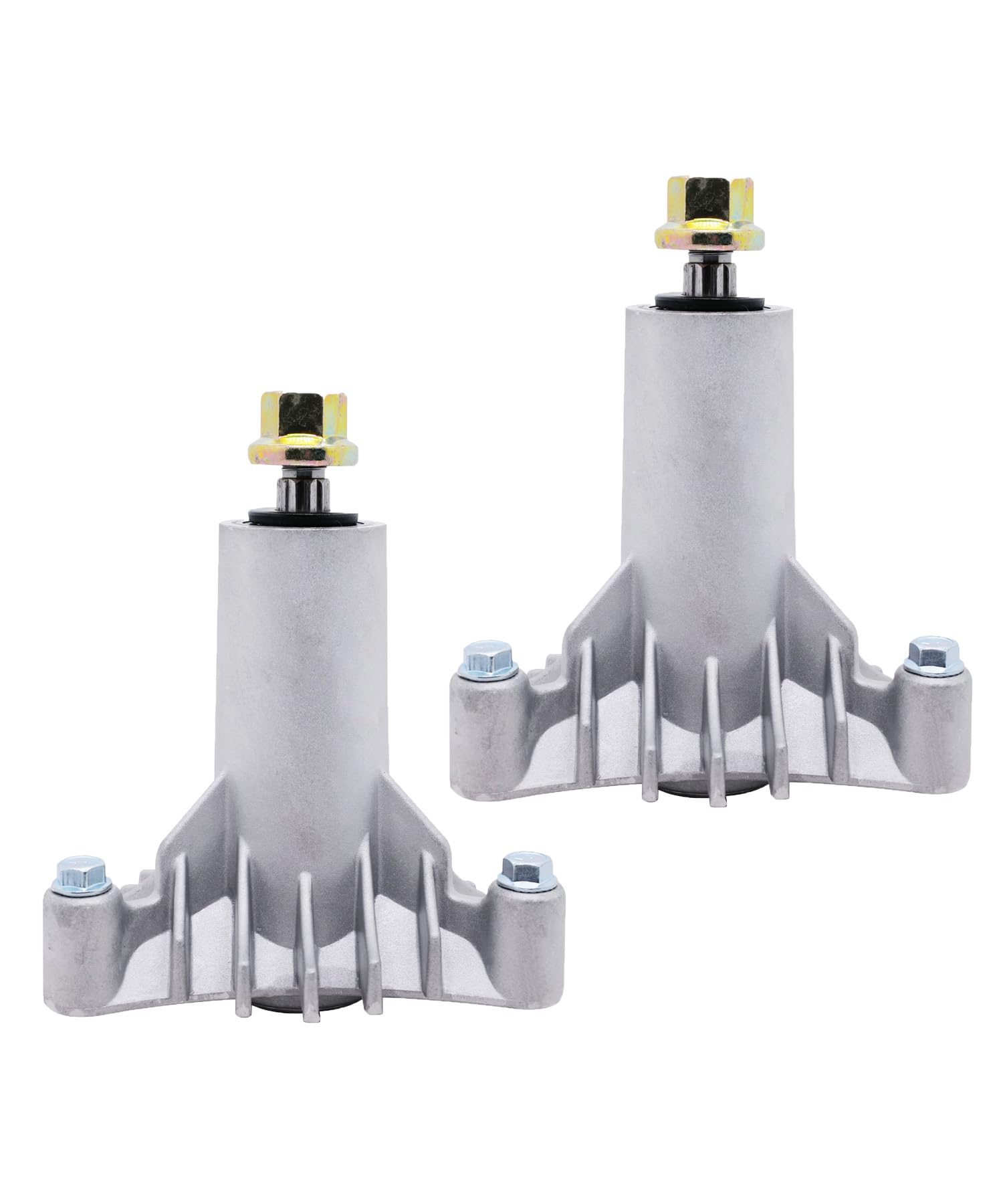El Conjunto de husillo sustituye a AYP 130794 128285 Husqvarna 532130794 Incluye 3 Pernos de Montaje y Perno de Montaje de Cuchilla, Apto para cortacésped de 36, 38 y 42 Pulgadas (Paquete de