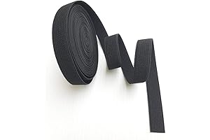 Black Nylon Elastic Band 1/2 Inch x 5 Yards