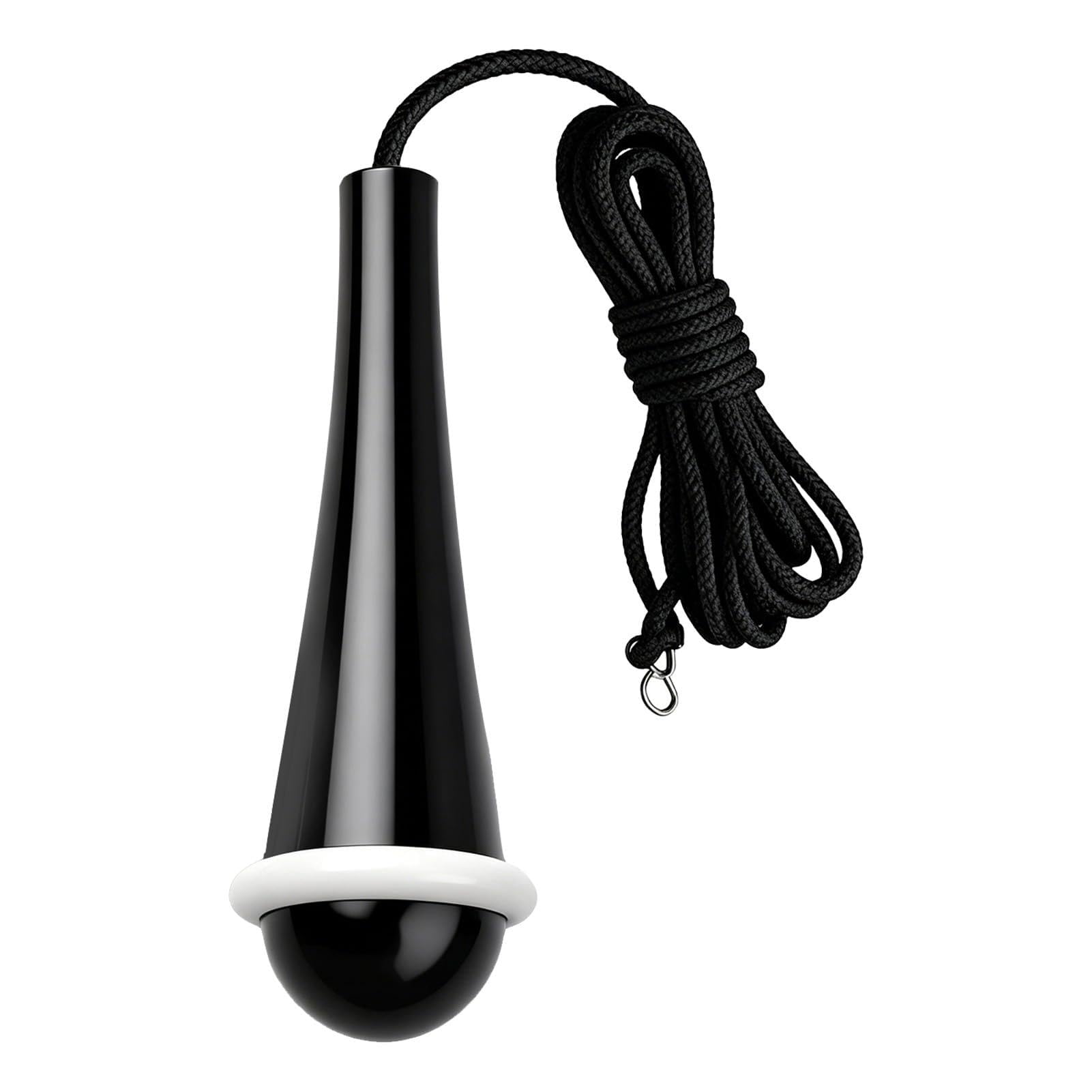 Piaeny Bathroom Light Pull Cord Switch, Pull Cord Handle, 1.5m Nylon Cord, 40g Lightweight, Easy to Install Black Aluminum Alloy Handle for Bathroom Lighting Control Ceiling Lights Fan Switch (Black)