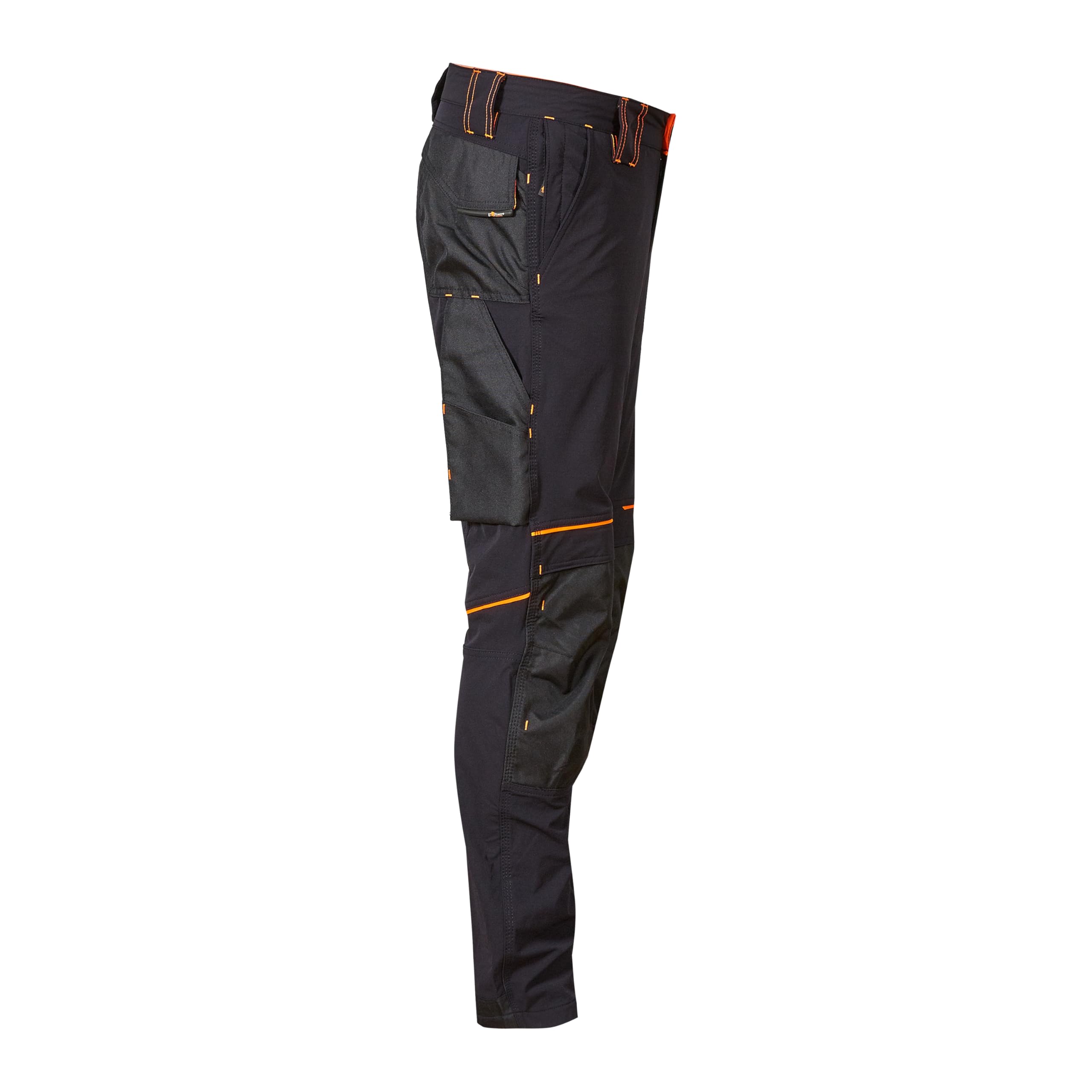 U-Power Don't Worry... BE Happy! Pantalone da Lavoro Idrorepellenti Atom Deep Blue Pantaloni da Lavoro Uomo (Pacco da 1)