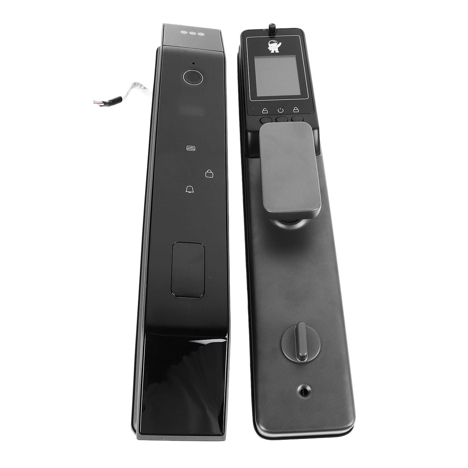Serrure de porte intelligente sans clé avec identification d'empreintes digitales, reconnaissance faciale 3D, mot de passe, clés, serrure électronique pour la maison, l'appartement, le bureau