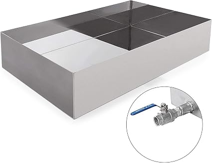 Zgyqgoo Maple Syrup Evaporator Pan 48 X24 X9 4 Maple Syrup Boiling Pan Stainless Steel Square Pan For Boiling Syrup With Divided Pan 48 X 24 X 9 4 Amazon Co Uk Home Kitchen