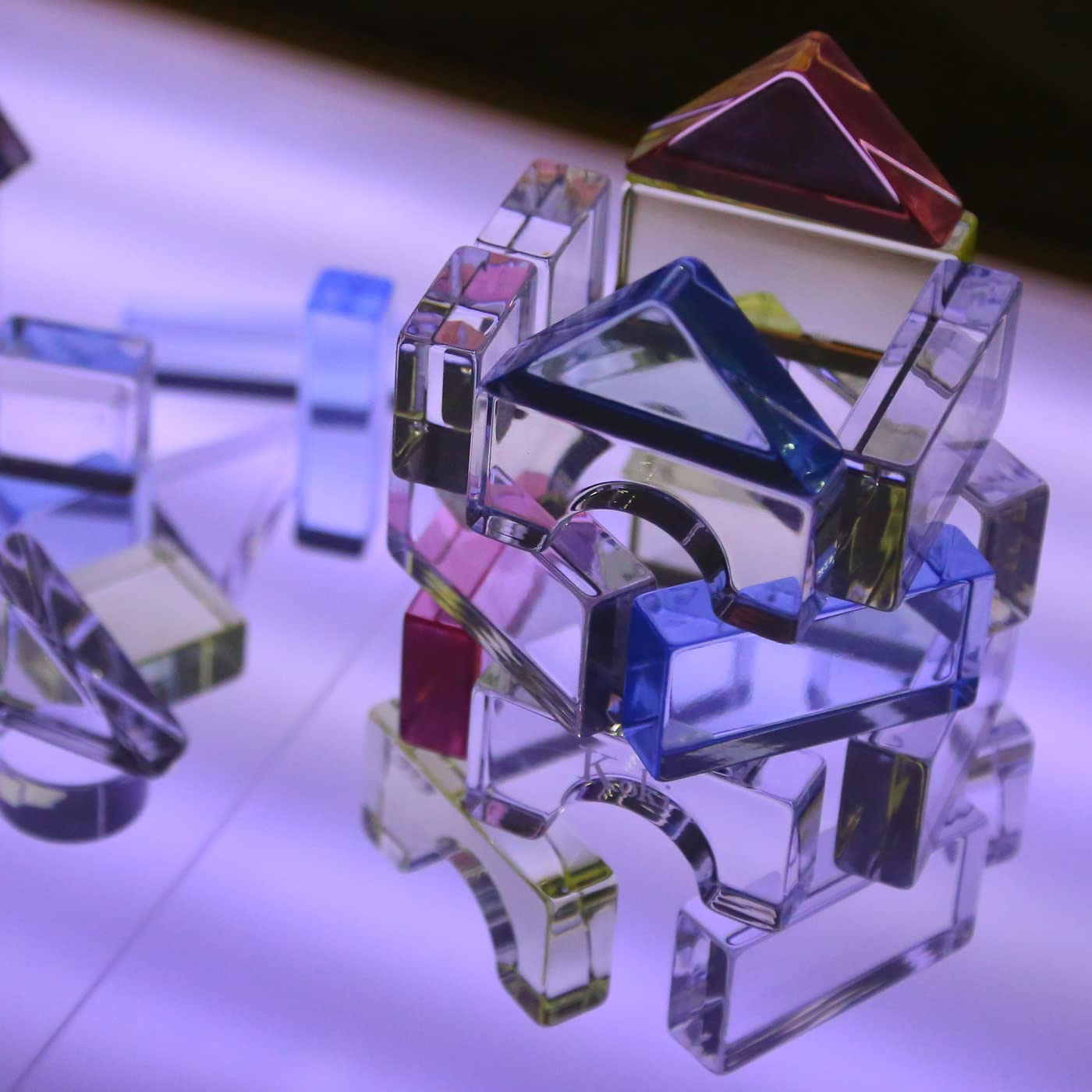 Amazon | Lumiere Cubes アクリル積み木 43ピース(日本製) ベルビー 